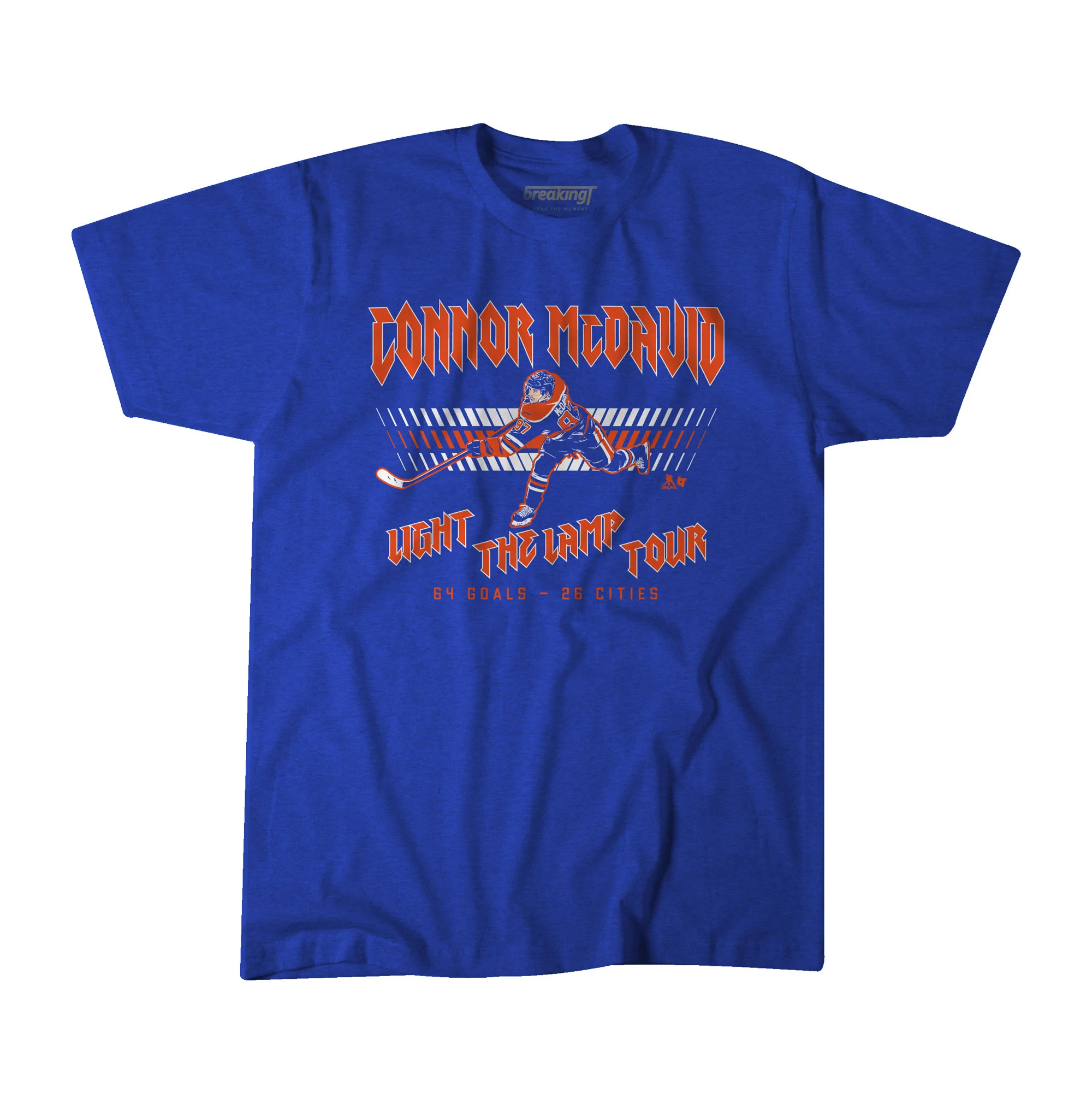 Connor McDavid Edmonton Oilers "Light the Lamp" Royal Tour T-Shirt - Image 3