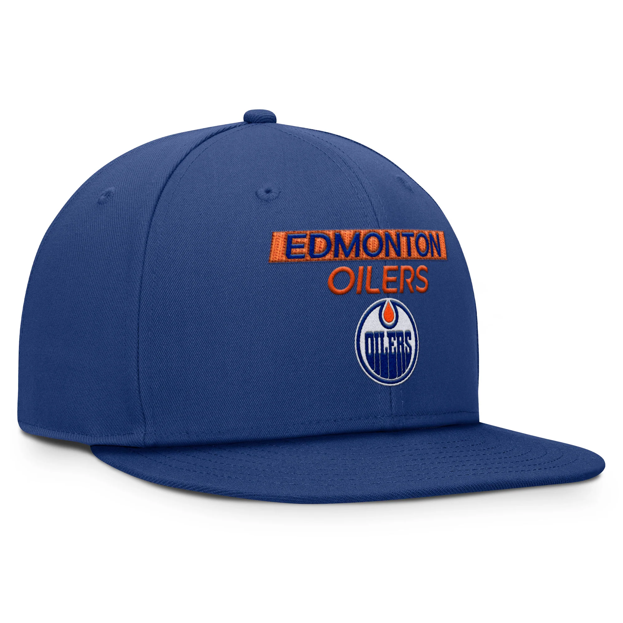 Edmonton Oilers 2024-25 Fanatics Rink Prime 3 Blue Adjustable Hat - Image 4