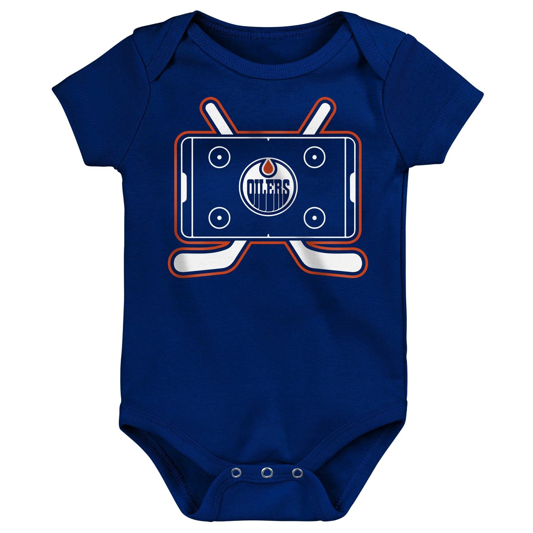 Edmonton Oilers Infant Outerstuff Littlest Player 3-Piece Creeper Set - Image 4