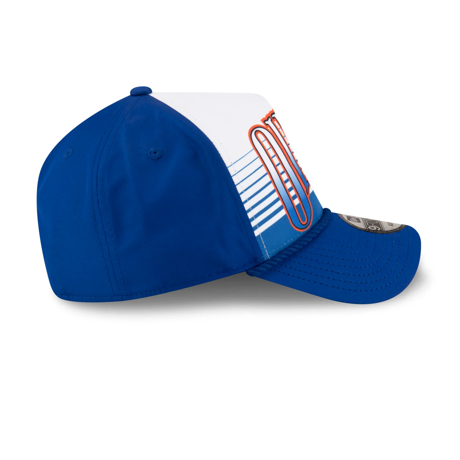 Edmonton Oilers New Era Navy & White Gradient Throwback 9FORTY A-Frame Adjustable Hat - Image 7