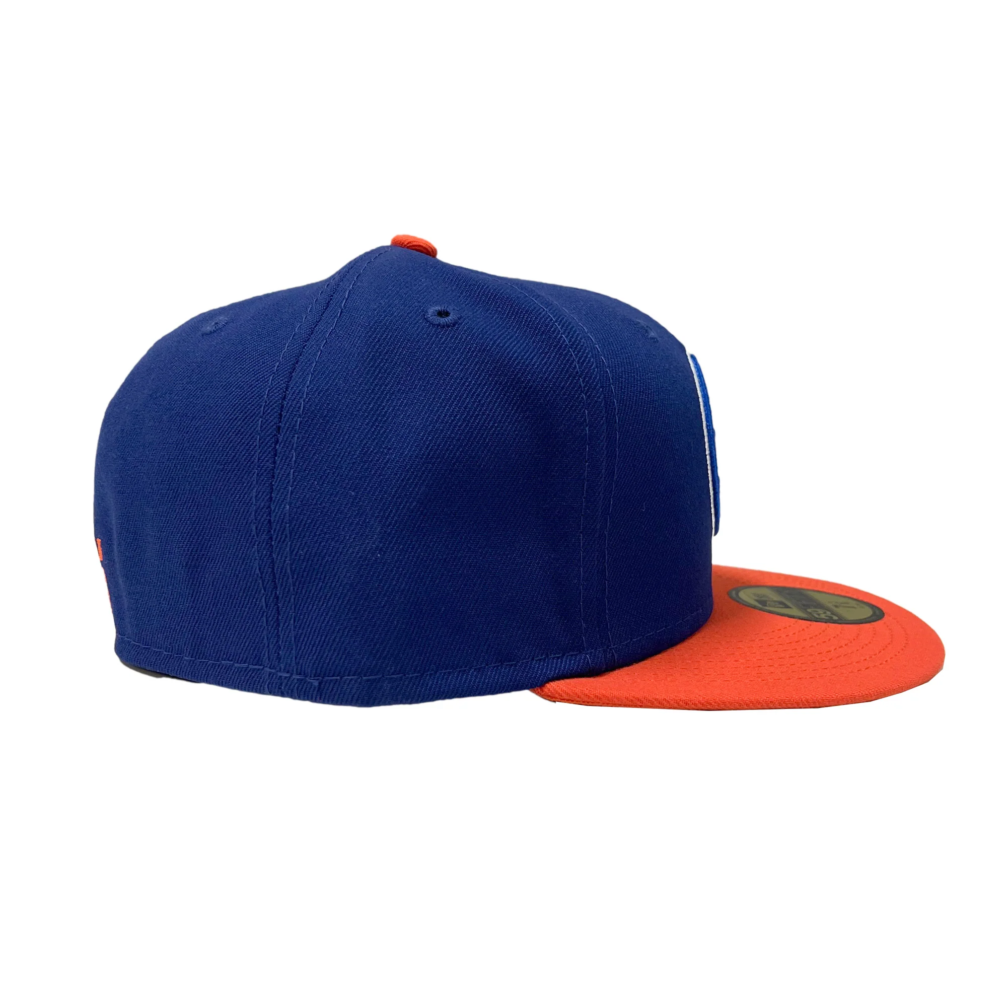 Edmonton Oilers New Era Royal Blue & Orange 59FIFTY Fitted Logo Hat - Image 5