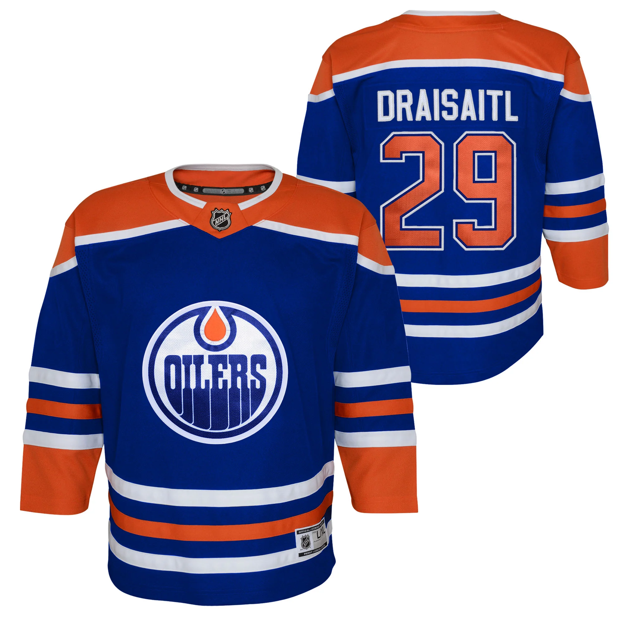 Leon Draisaitl Edmonton Oilers Toddler Royal Blue Home Jersey - Image 3